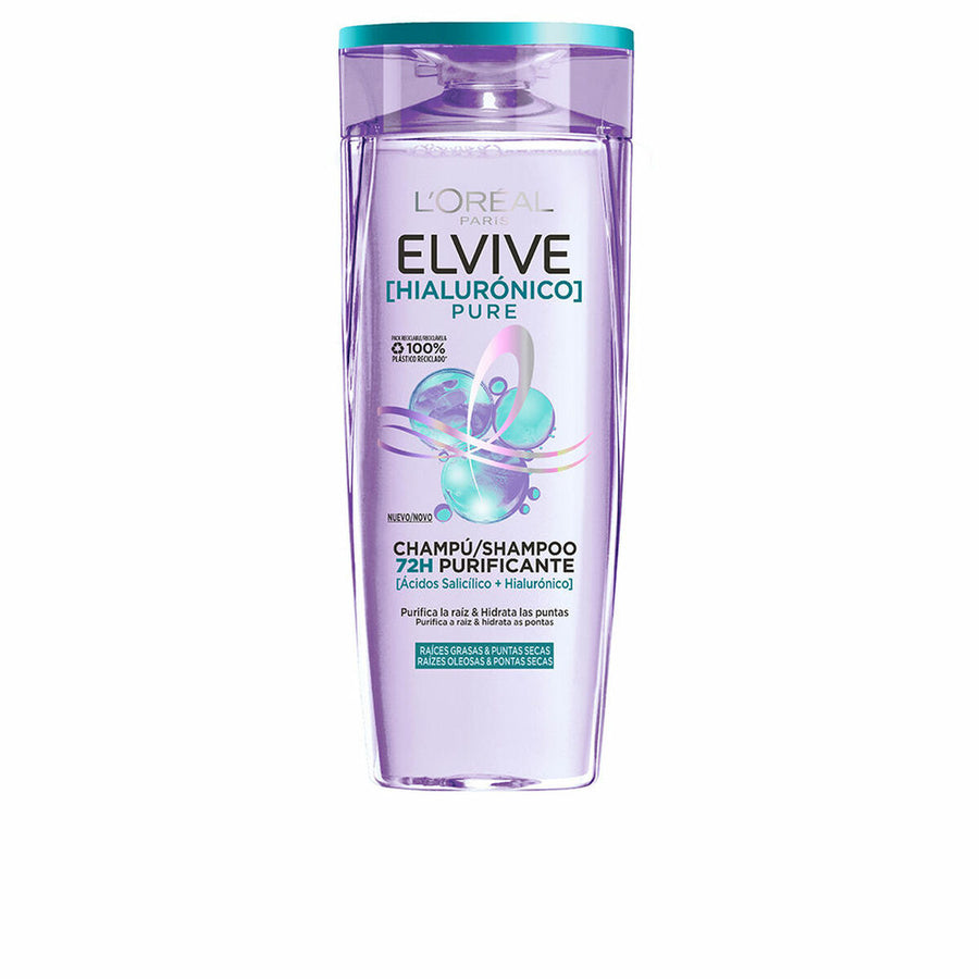 Champô L'Oreal Make Up Elvive Hialurónico Pure 380 ml