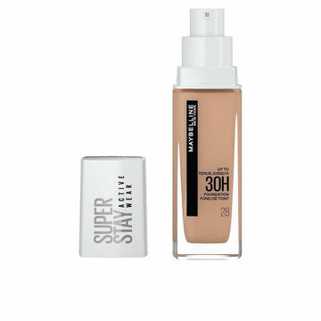 Base de Maquilhagem Fluida Maybelline Superstay Activewear 30 h Foundation 28 Soft Beige (30 ml)