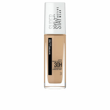 Base de Maquilhagem Cremosa Maybelline Superstay Activewear 30h Foundation Nº Warm Nude  (30 ml)