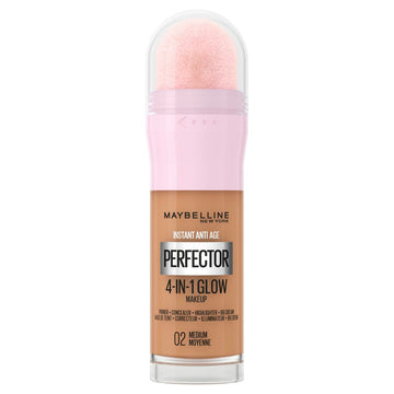 Base de Maquilhagem Fluida Maybelline Instant Age Perfector Glow Nº 02 Medium Moyenne 20 ml