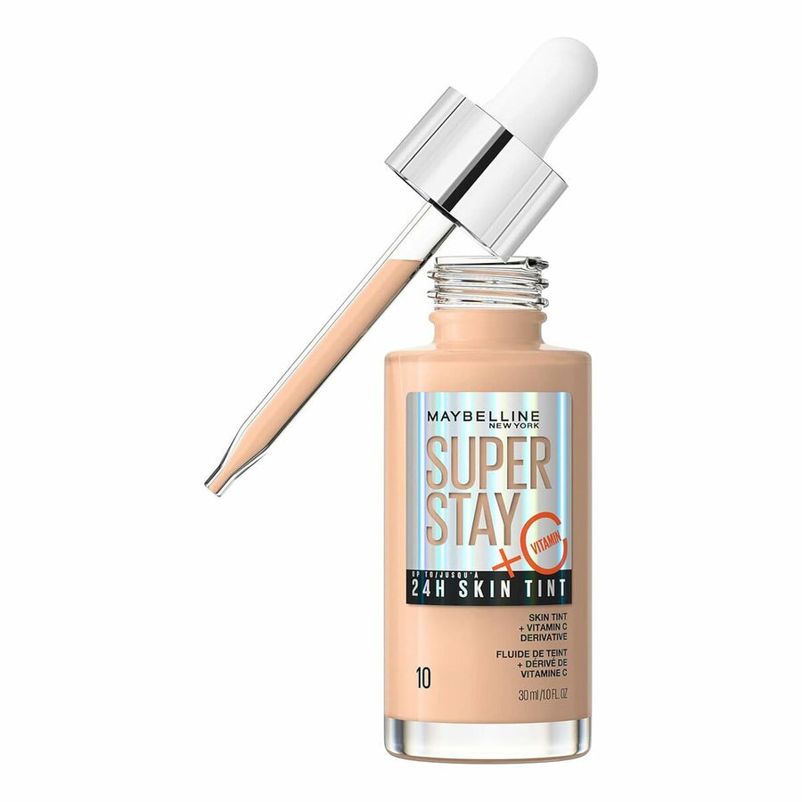 Base de Maquilhagem Fluida Maybelline Super Stay Skin Tint Vitamina C Nº 10 30 ml