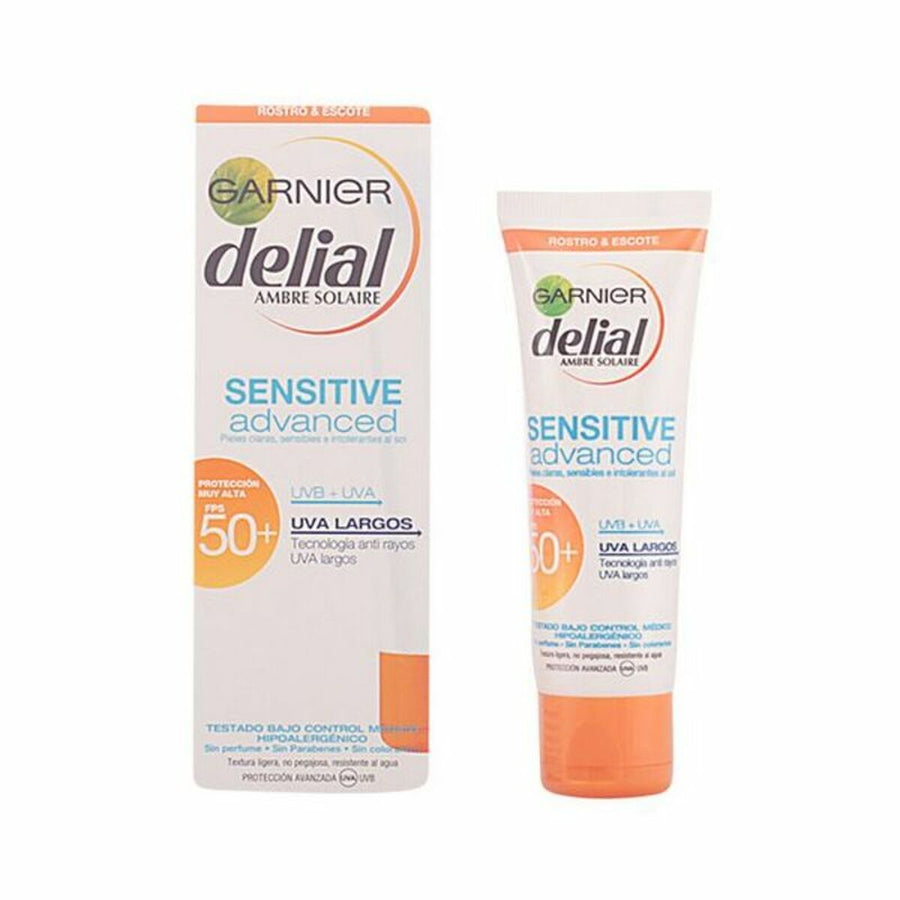 Protetor Solar Facial Sensitive Delial SPF 50+ (50 ml) (Unissexo) (50 ml)