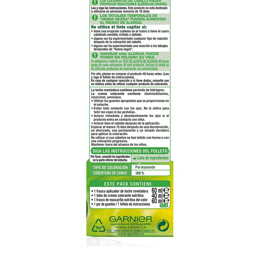 Tinta Permanente Garnier Nutrisse Cassis Nº 4,26