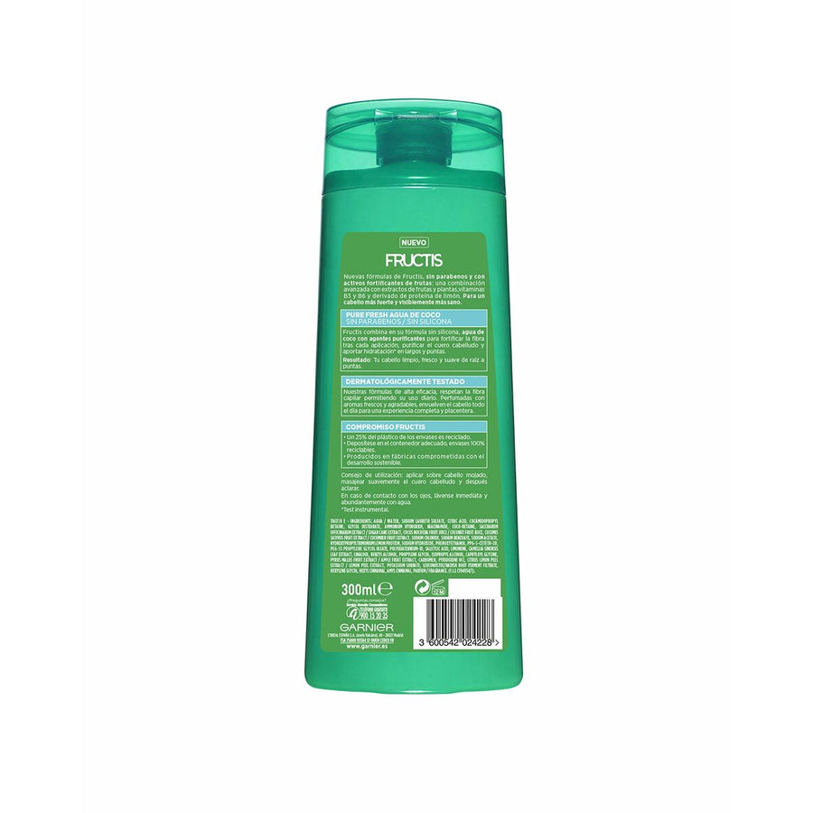 Champô Fortificante Garnier Fructis Pure Fresh Água de coco 300 ml