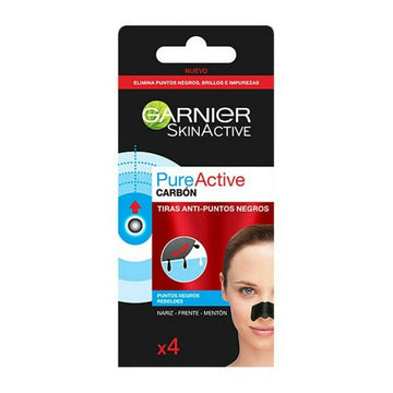 Tiras de Limpeza de Poros Pure Active Carbon Garnier (4 uds)