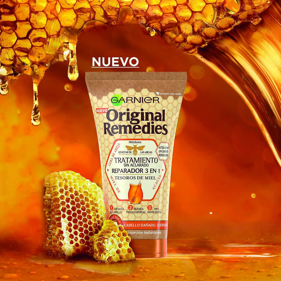 Creme Reparador sem Passar por Água Garnier Original  Remedies Tesoros de Miel  3 em 1 (150 ml)