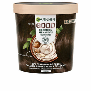 Tinta Permanente Garnier Good Cocoa Castanho Nº 4.0 (1 Unidade)