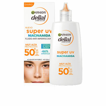 Tratamento Anti-imperfeições Garnier Delial Super Uv Spf 50 40 ml Niacinamida