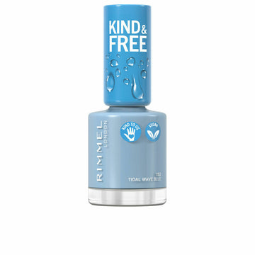 verniz de unhas Rimmel London Kind & Free 152-tidal wave blue (8 ml)