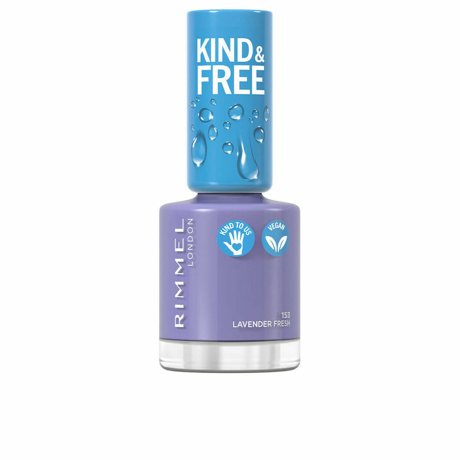 verniz de unhas Rimmel London Kind & Free 153-lavender light (8 ml)