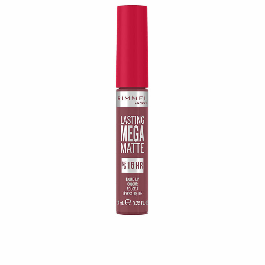 Batom Rimmel London Lasting Mega Matte Líquido Nº 900 Ravishing rose 7,4 ml