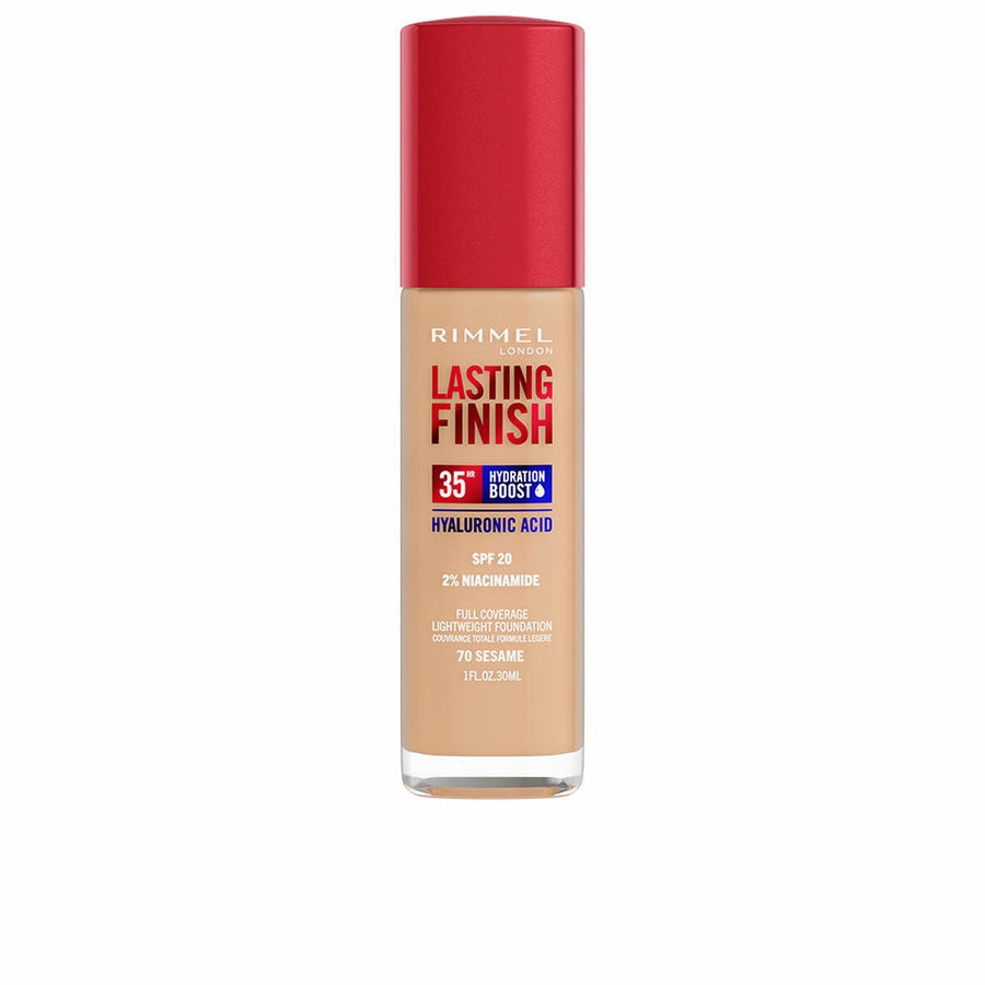 Base de Maquilhagem Cremosa Rimmel London Lasting Finish Nº 070 Sesame Spf 20 30 ml