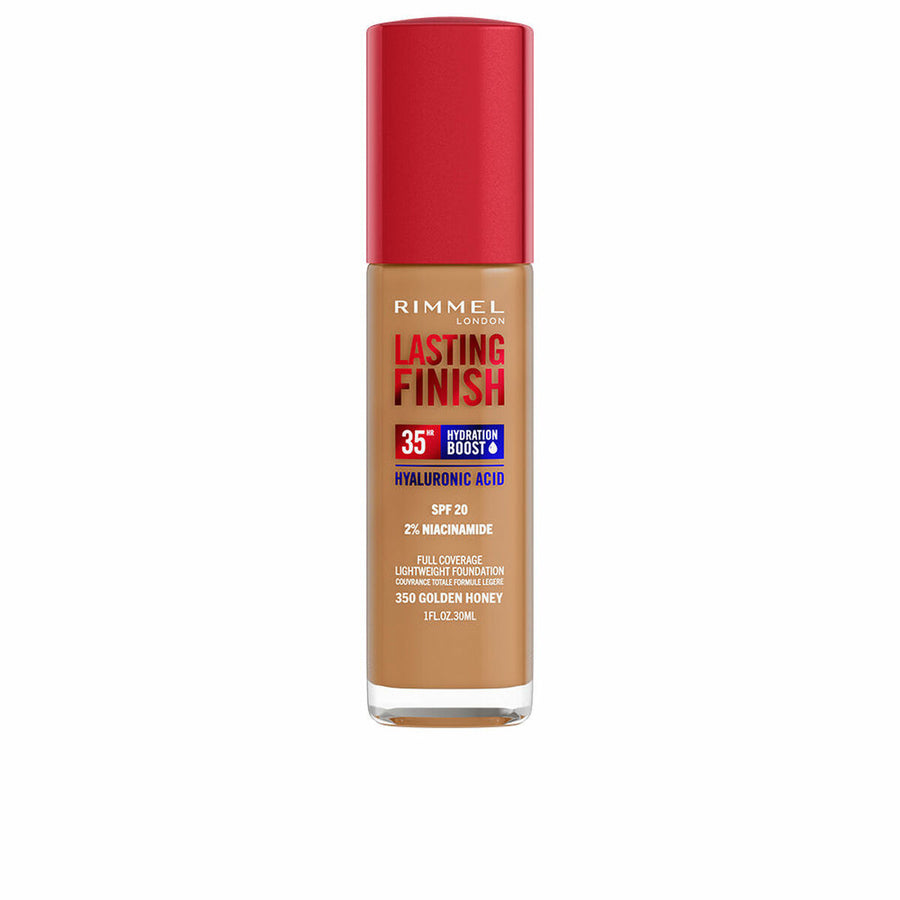 Base de Maquilhagem Cremosa Rimmel London Lasting Finish Nº 350 Golden Honey Spf 20 30 ml