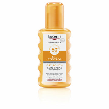 Protetor Solar Corporal em Spray Eucerin Transparente SPF 50 (200 ml)