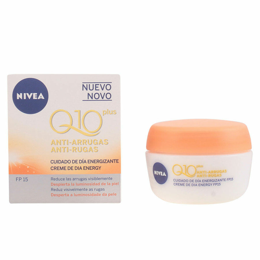 Creme Antirrugas Energizante Nivea Q10+ Spf 15 (50 ml)