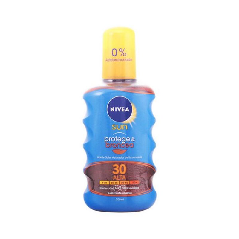 Óleo Bronzeador Spf 30 Nivea 1256 30 (200 ml)