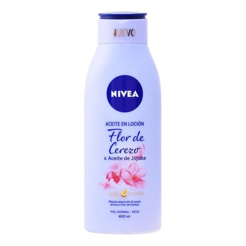 Óleo em Loção Flor de Cerejeira e Óleo de Jojoba Nivea Aceite En Locion (400 ml) 400 ml