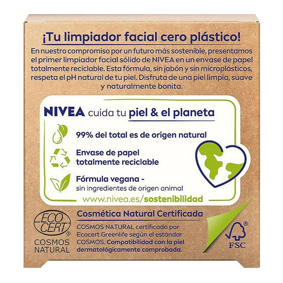 Limpeza Facial Naturally Clean Nivea Sólido (75 g)