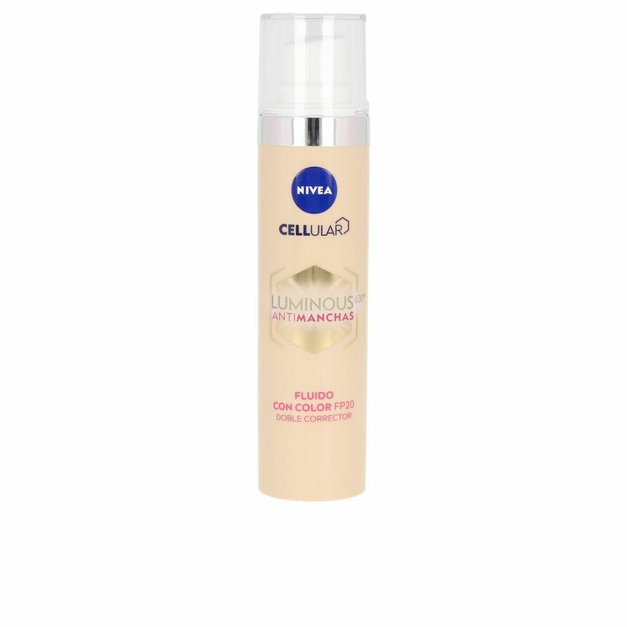 Loção com Cor Nivea Luminous 630º Tratamento Antimanchas Spf 20 (40 ml)