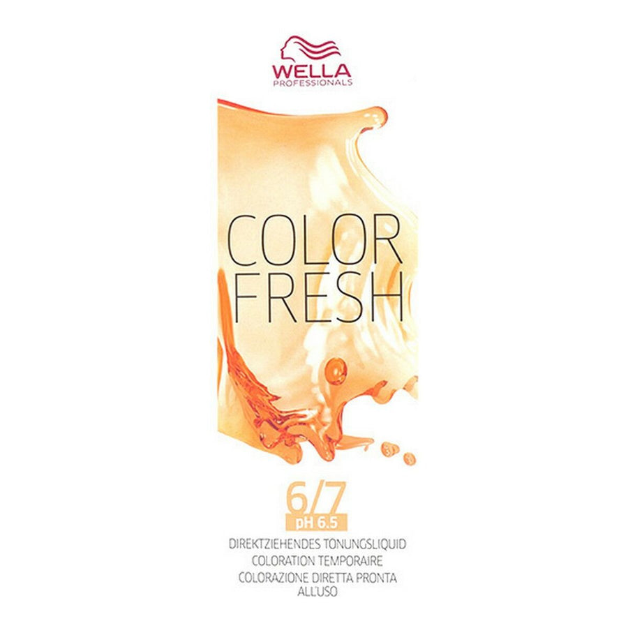 Tinta Semipermanente Color Fresh Wella 6/7 (75 ml)