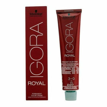 Permanent Dye Igora Royal Schwarzkopf 3-0 (60 ml)