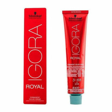 Tinta Permanente Igora Royal Schwarzkopf 3-68 (60 ml)