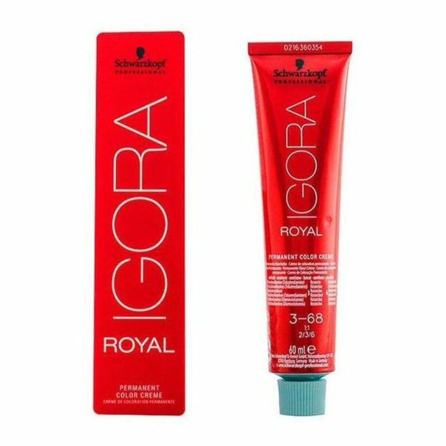 Permanent Dye Igora Royal Schwarzkopf 3-68 (60 ml)