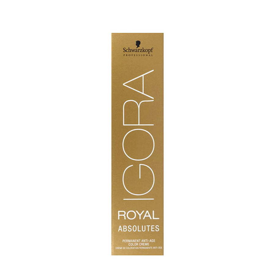 Tinta Permanente Antienvelhecimento Igora Royal Absolutes Schwarzkopf 7-140 (60 ml)