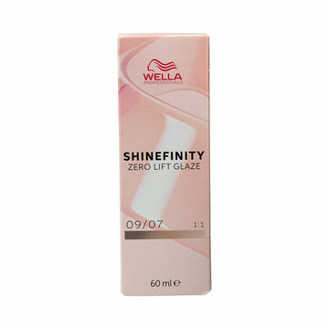 Permanent Colour Wella Shinefinity Nº 09/07 (60 ml)