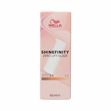 Coloração Permanente Wella Shinefinity color Nº 07/34 (60 ml)