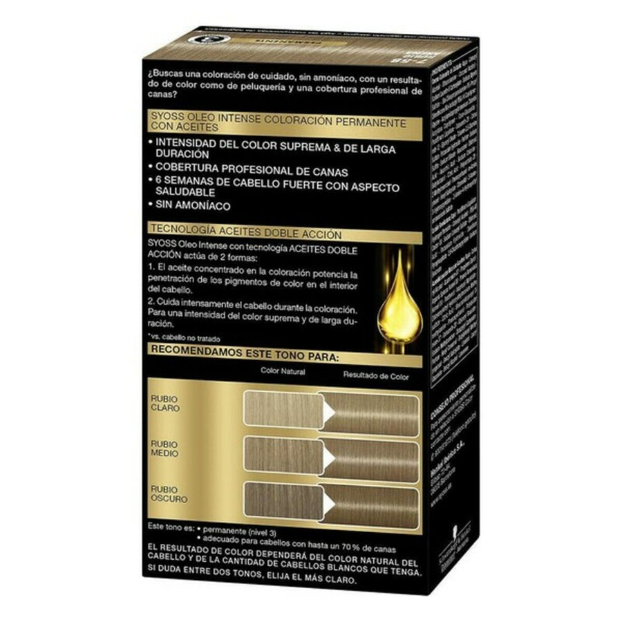 Permanent Dye Olio Intense Syoss 2386328 (5 Units)