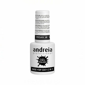 Verniz de unhas Andreia Gel Polish Base Top Coat 2 em 1 (10,5 ml)