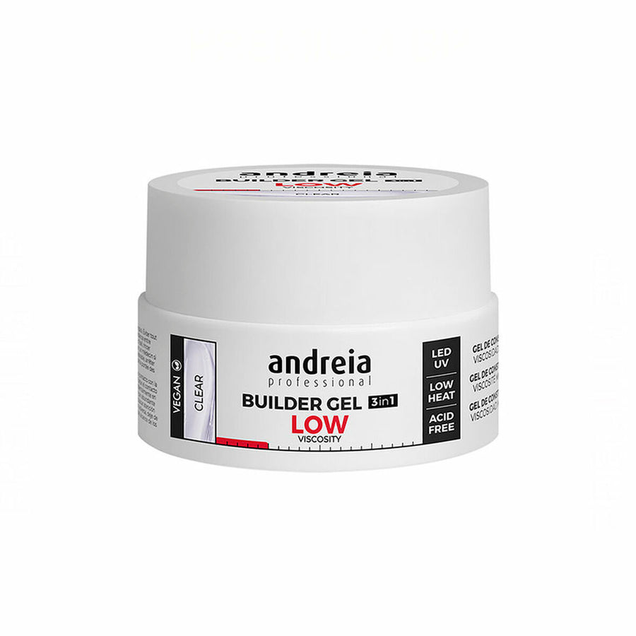 Gel para unhas Builder Low Viscosity Andreia Tom Claro (22 g)