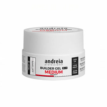 Nail gel Medium Viscosity Andreia Professional Builder White (22 g)