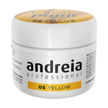 Gel para unhas Andreia Gel Paint 4 ml Amarelo Nº 05