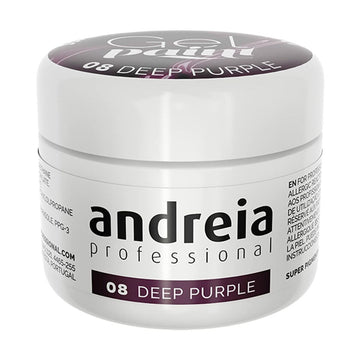 Gel para unhas Andreia Gel Paint 4 ml Roxo Nº 08