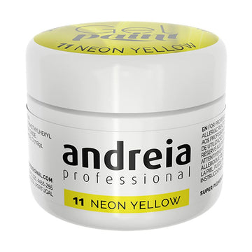 Gel para unhas Andreia Gel Paint 4 ml Amarelo Neon