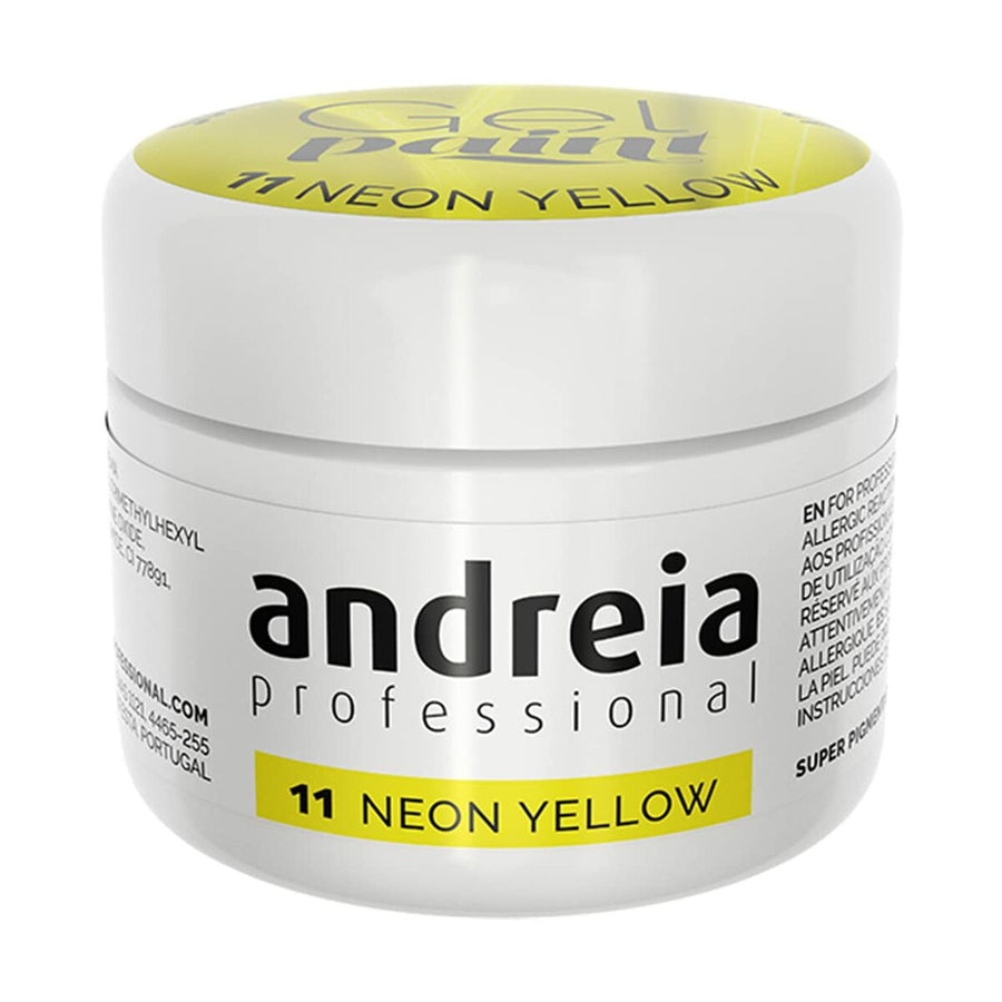 Gel para unhas Andreia Gel Paint 4 ml Amarelo Neon