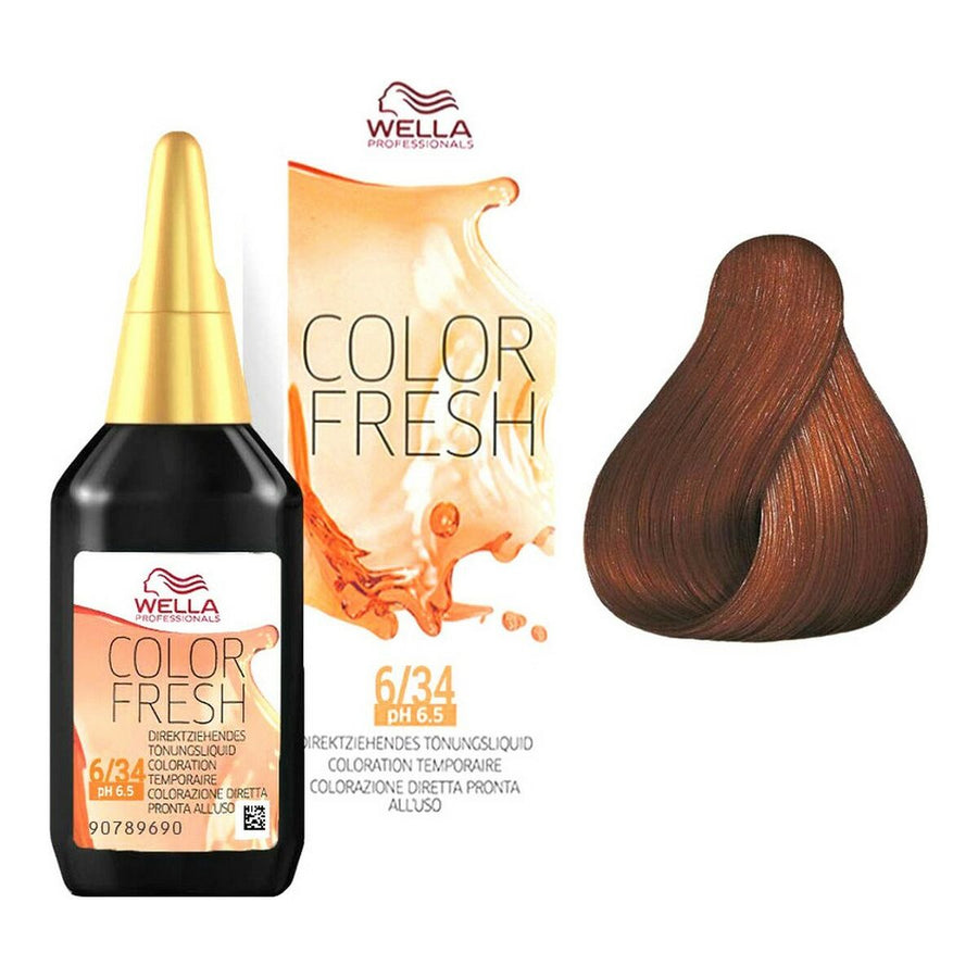 Tinta Semipermanente Color Fresh Wella 8005610572376 6/34 (75 ml)