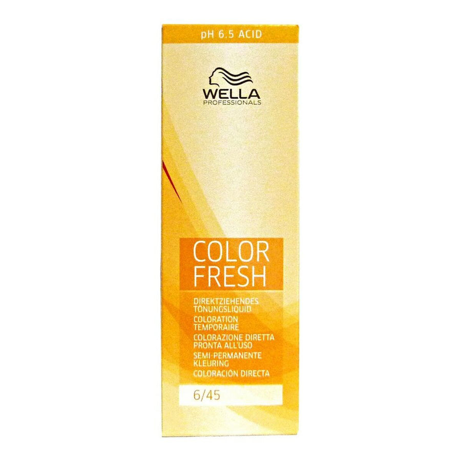 Tinta Semipermanente Color Fresh Wella Nº 4/07 (75 ml)