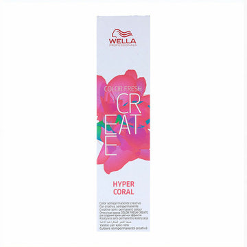 Tinta Permanente Wella Color Fresh Create Hyper Coral Coral (60 ml)