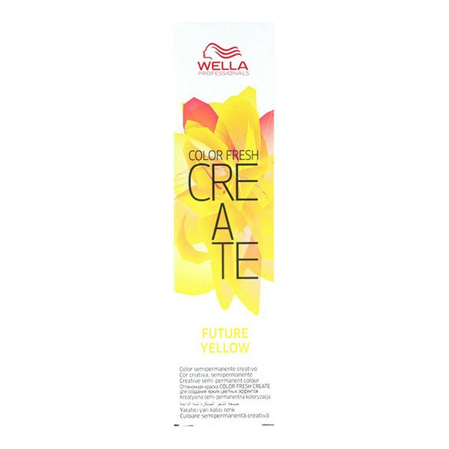 Semi-Permanent Tint Color Fresh Create Future Wella Yellow (60 ml)