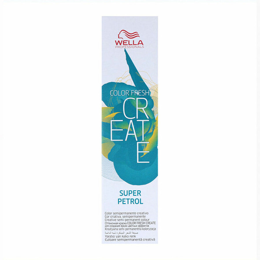 Permanent Dye Wella Color Fresh Create Super Petrol Turquoise (60 ml)