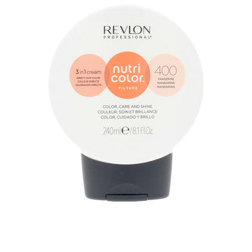 Coloração Permanente em Creme Revlon Nutri Color Filters Tangerina Nº 400 (240 ml)