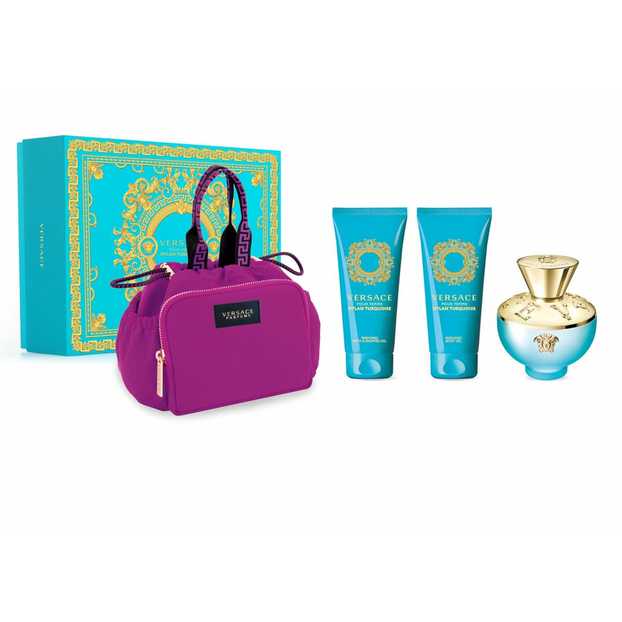 Conjunto de Perfume Mulher Versace EDT Dylan Turquoise 4 Peças