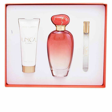 Conjunto de Perfume Mulher Unica Coral Adolfo Dominguez 840786 (3 pcs)