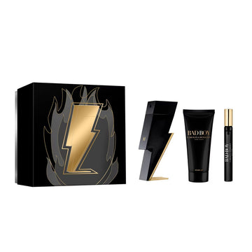 Conjunto de Perfume Homem Carolina Herrera Bad Boy 3 Peças