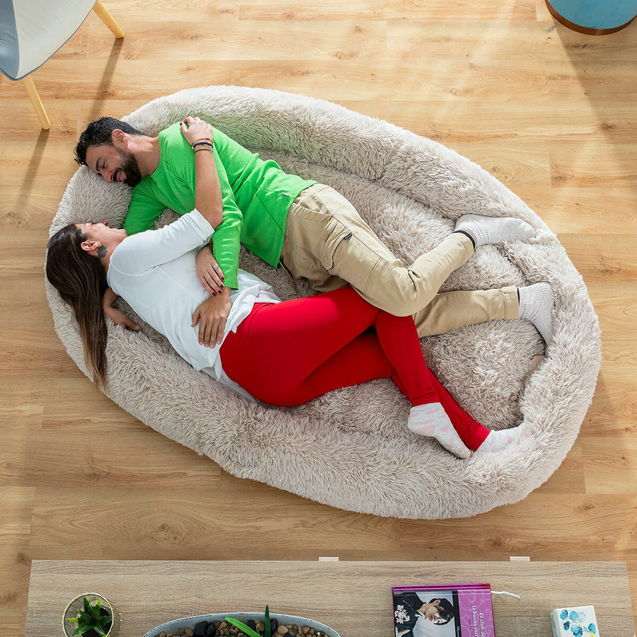 Cama de Cães para Humanos | Human Dog Bed XXL InnovaGoods Beige