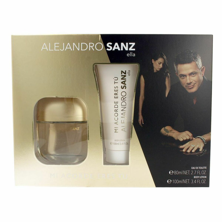 Women's Perfume Set Alejandro Sanz Mi acorde eres tú 2 Pieces (2 pcs)