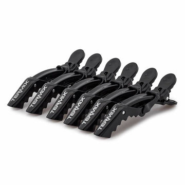 Pinças para o Cabelo Termix Preto (6 uds)